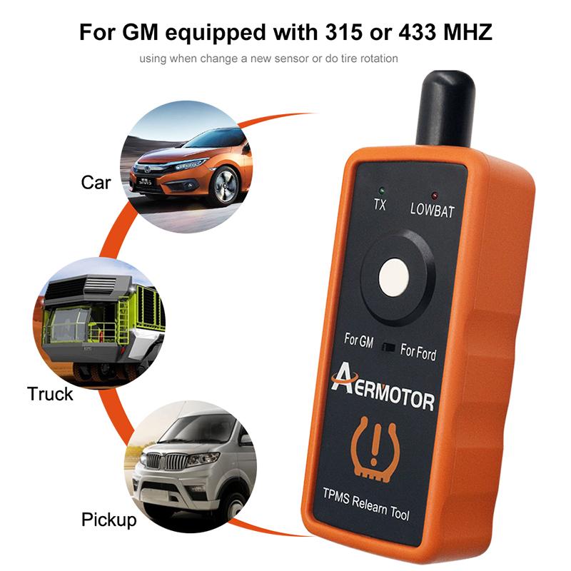 Car Tire Pressure Monitor EL-50448 2IN1 For G-M/Ope EL-50449 For Ford/Lincoln Code Readers 4