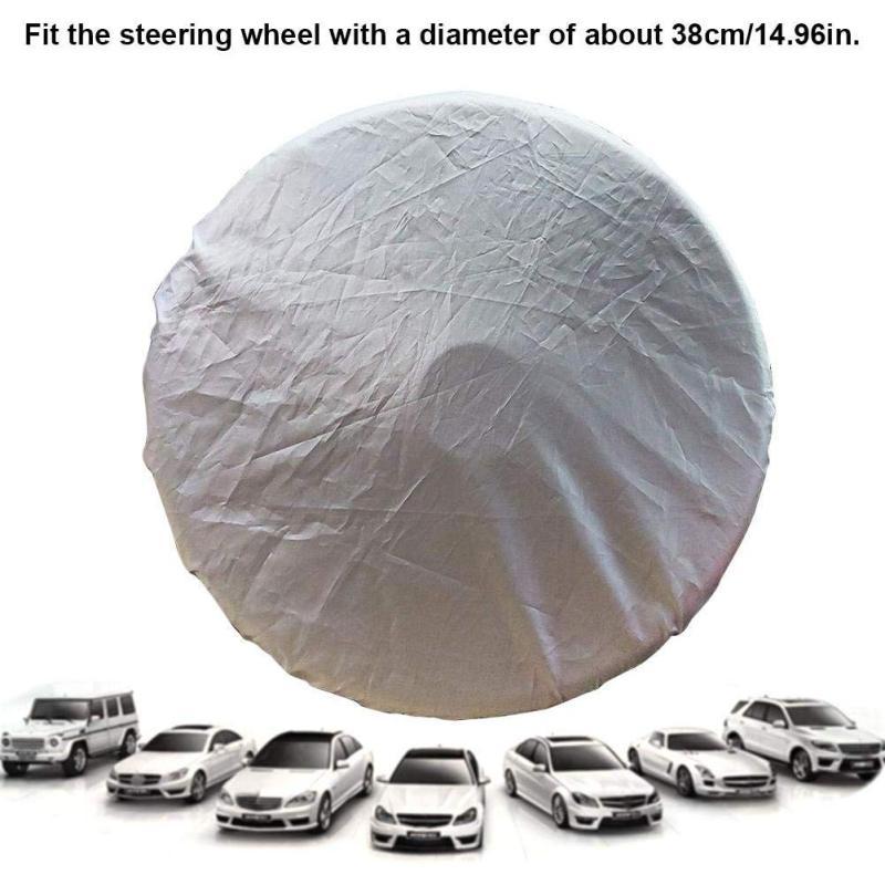 Universal Aluminiumfolie Auto Lenkradabdeckung Wärmeisolierung Sonnenschutz Aluminiumfolie Hitzeschild