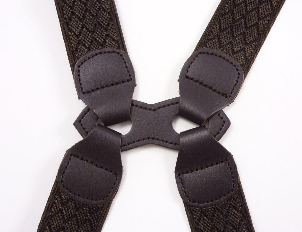 [Peace Workshop] Holster Suspenders for Men, Philip, Made In Japan, 30mm Width, Chocolate