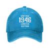 Vintage  Limited Edition Baseball Cap Distressed Denim Washed Style Unisex Adult Outdoor Sports Cap