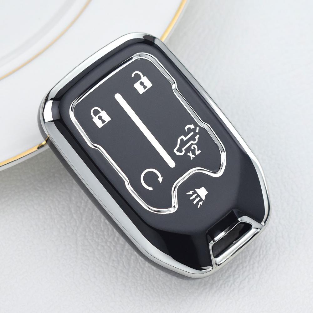 

Новый чехол для автомобильного ключа, брелок для Chevrolet Suburban Silverado GMC Terrain Yukon Tahoe Sierra, умные автомобильные аксессуары, брелок для ключей