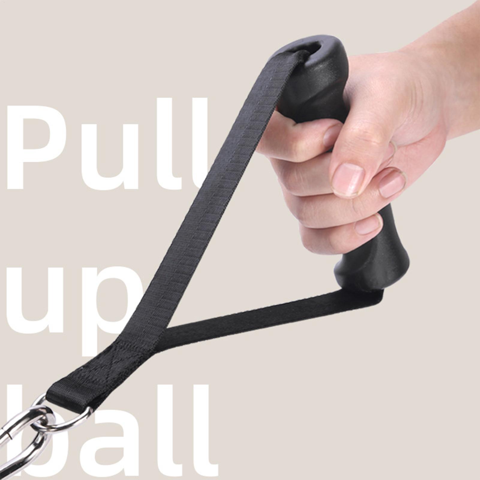 D Handle Cable Attachment Non-Slip Pilates Grip D Handle Gym Fitness Grip For Gym Doorway Garage Men Women Fitness Rowing CN