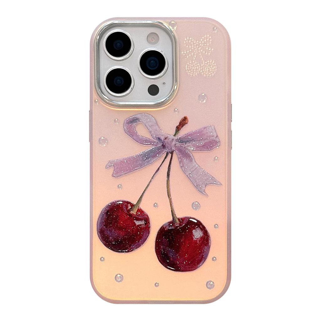 Creative Cherry Phone Case for iPhone 17 and iPhone 17 Pro Max