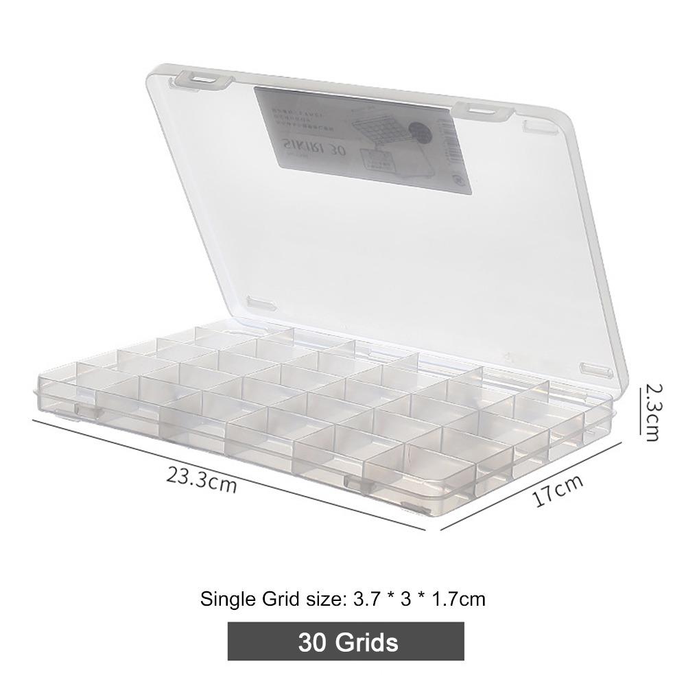 Large Capacity Jewelry Storage Box Clear Earrings Storage Containers Organizer Box Craft Jewelry