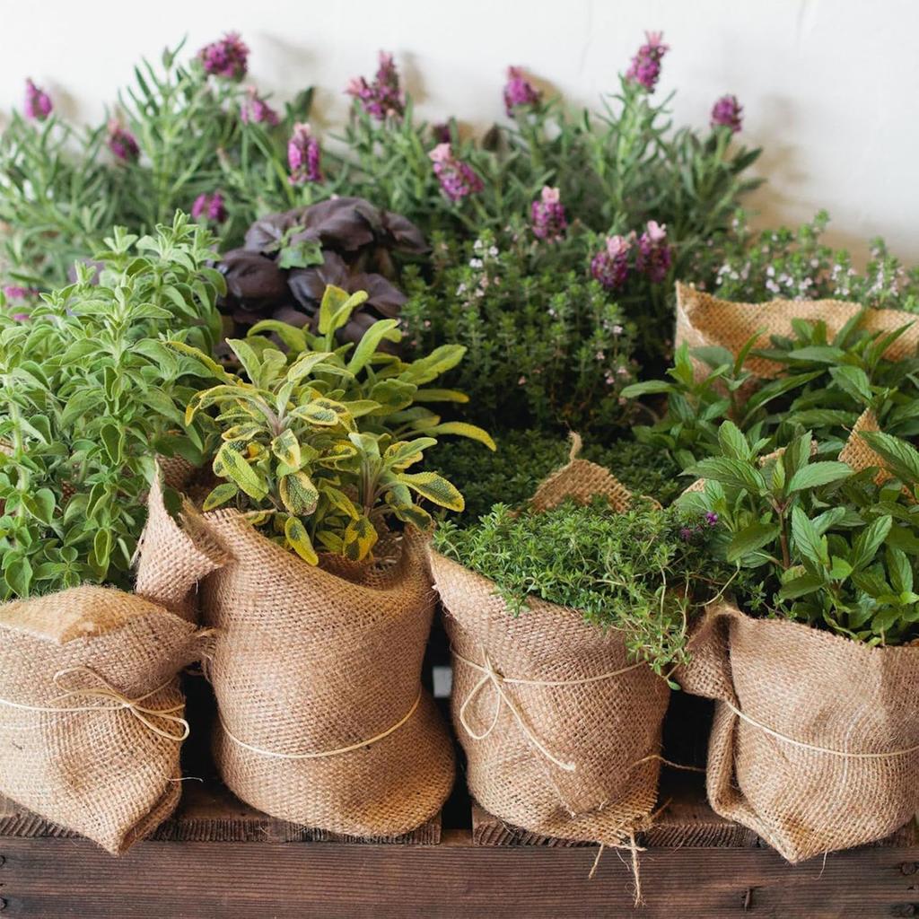 Natural Burlap Fabric Multipurpose Burlap Tree Wrap High Density Jute Fiber,Weed Barrier,Craft Projects DIY Weddings Party Decor