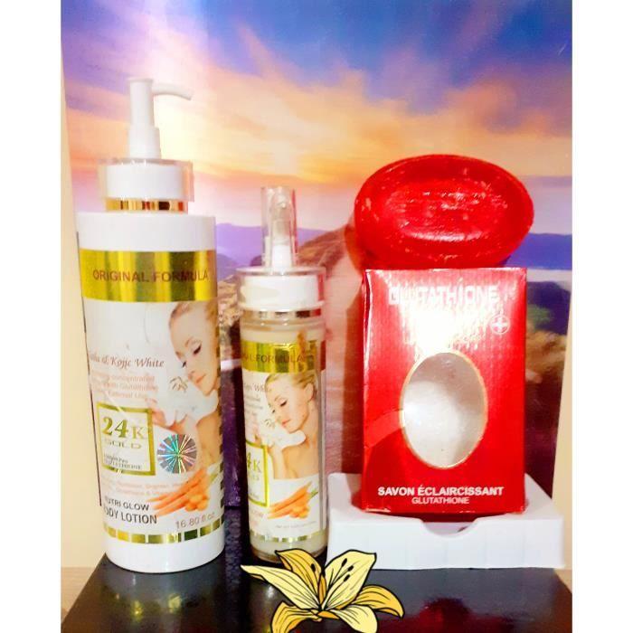 24K Gold Gluta et Kojic White Lait Glutathion Comprimé 150000 éclaircissant extra fort