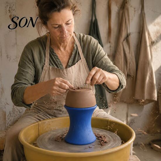 Ceramic Centering Chuck Pottery Trimming Thick Chuck, 3D Printed Clay Tool, Crafting Accessories Support Holder, DIY Making Shaping Pot Base