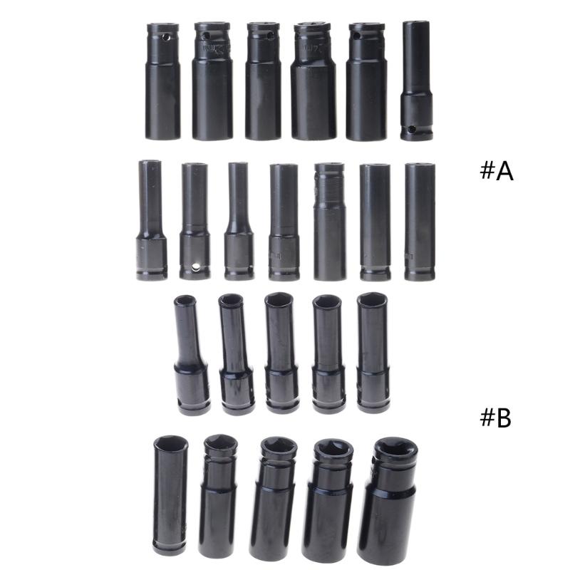 10/13Pcs Essential 6Point Socket Tool 1/2inch Drive Impact Socket for DIY Enthusiasts Professional Tightening Screws