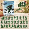 Holiday Keepsake Green with Pcs Day Christmas Calendar 24 Soldiers Advent Countdown Calendar Xmas Party