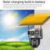 V380 Solar 10x Zoom Tri-Screen Full-Color Wireless Smart Outdoor Surveillance Camera