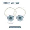 Flower Curtain Tiebacks Handmade Window Ties Creative Curtain Buckle  For Home Office Decorative