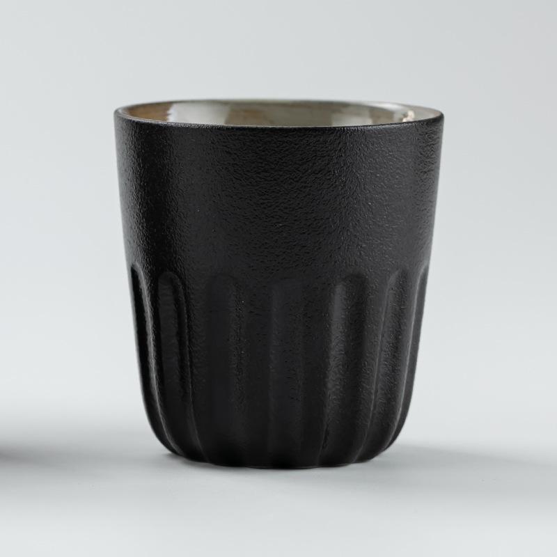 Restaurant Kiln Coffee Cup Japonské kameninové hrnky Šálky na kávu Velký šálek vody Japonský jednoduchý přechodový hrnek Nádobí kuchyně