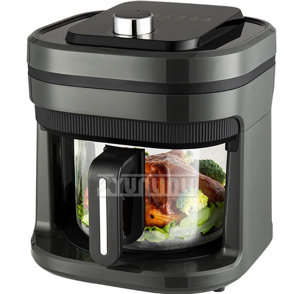 

2025 New Intelligent Large Capacity Household Multifunctional Electric Glass Visual Air Fryer Fritadeira Sem Oleo безодня