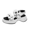 Rome Thick Bottom Elevated Increase Flower Sports Sandals Female 2024new Fashion Casual Simple Color Matching Sandals Summertime