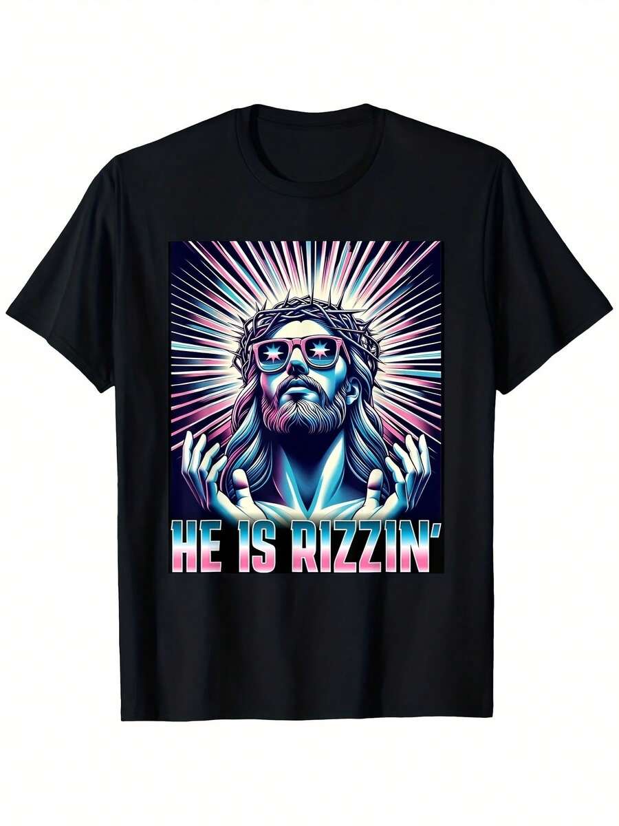 

Rizz Meme He Is Rizzin Printed T-Shirt, Unisex s Printed T-Shirt XXL