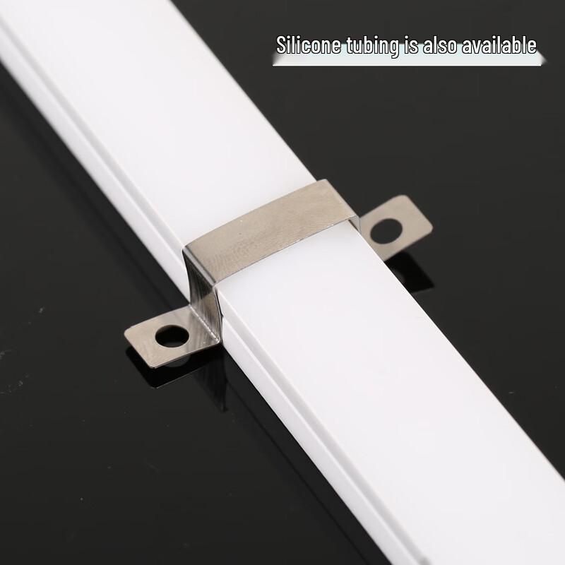Stainless Steel J-Shape Light Strip Buckle
