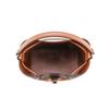 Michael Kors MK Suri Monogram Coulisse Tela e Pelle Borsa a Secchiello Donna borse Marrone Ghianda 35T0GU2C0B-200