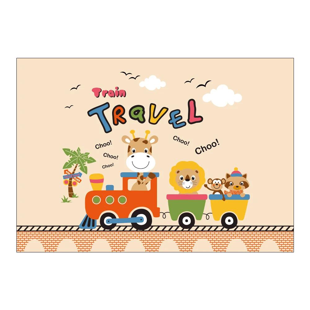 Cartoon Rocket Cosmic Carpet Non-slip Childrens Carpets Living Room Bedroom Alphanumeric Learning Game Carpet Mats Rug Baby Mat