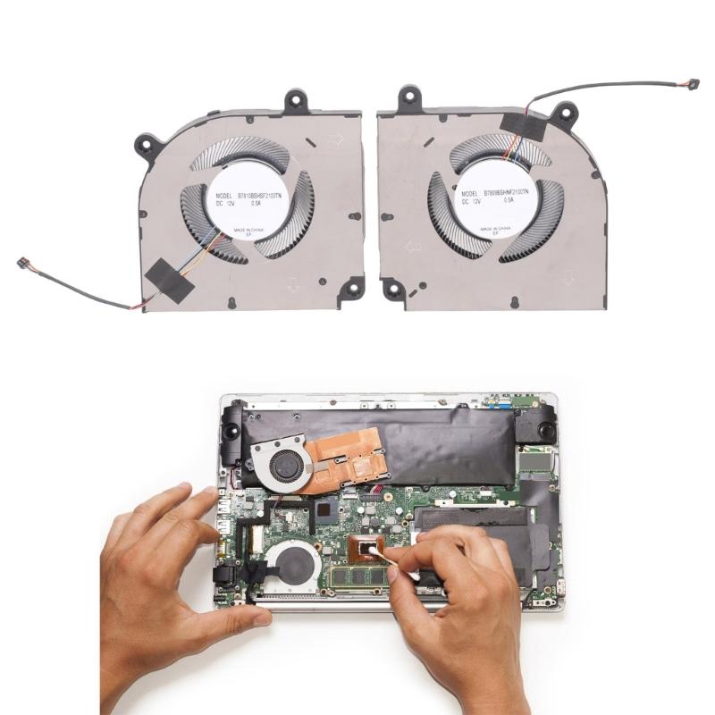 CPU Fan Cooling Fan High Efficiency Laptop Heat Dissipation DC5V 0.5A CPU GPU Fan For RMG2104 AJ 2021 3050 3060