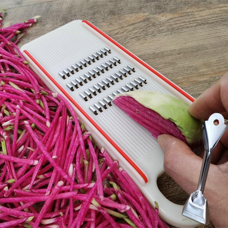 Huacheng Julienne Kitchen Insert: Cucumber, Potato, Carrot Julienne Board & Planer