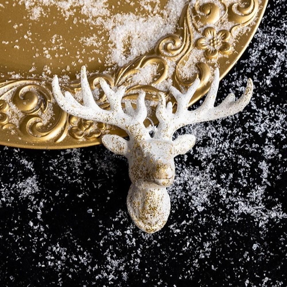Textured Surface Xmas Hanging Pendants Assorted Shapes Christmas Baubles  Christmas Tree Decor
