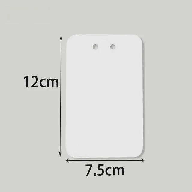 

Карточка из крафт-бумаги для брелока (7,5x12см) 50 pieces/package 7.5x12CM белый