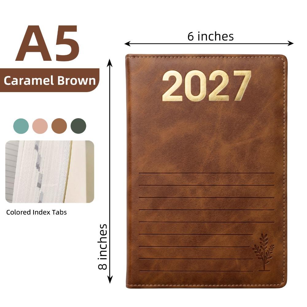 A5 Daily Schedule Planner Habit Tracker Calendar Notebook 2027 Schedule Planner  Business Planning