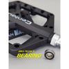 Bicycle bmx / Durable mtb bike pedals, Bicycle DH mountain bike pedals , 112*85mm Platform , Anti-slip nails Replaceable