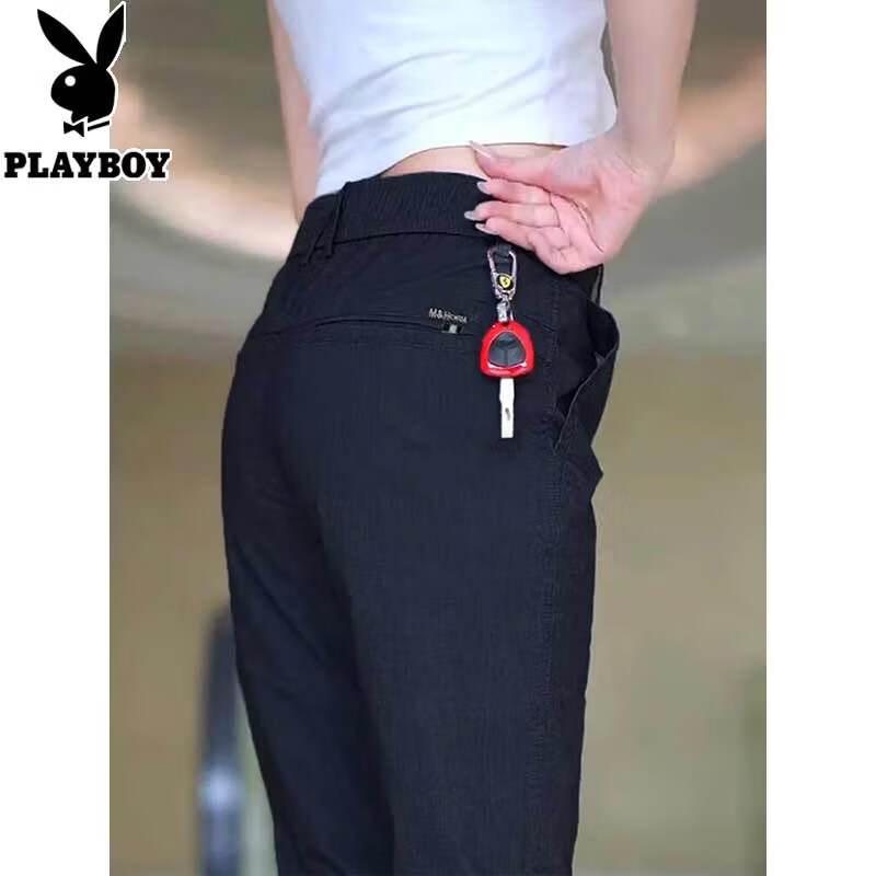 Playboy Men s Summer Cool Straight Leg Casual Pants 33