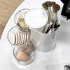Large Capacity Jewelry Organizer Box 3-Layer Cosmetic Storage Box Makeup Brush Holder  Beauty Egg