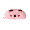 Cute Plush Kapibala Stationery Bag Student Cartoon Desktop Material Storage Bag Large-capacity Pen Case Pencil Case