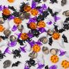 50-200Pcs Halloween Acrylic Ornaments Pumpkin Skull Head Witch Hat Table Scatter for Halloween Party Home Decoration Kids Gifts