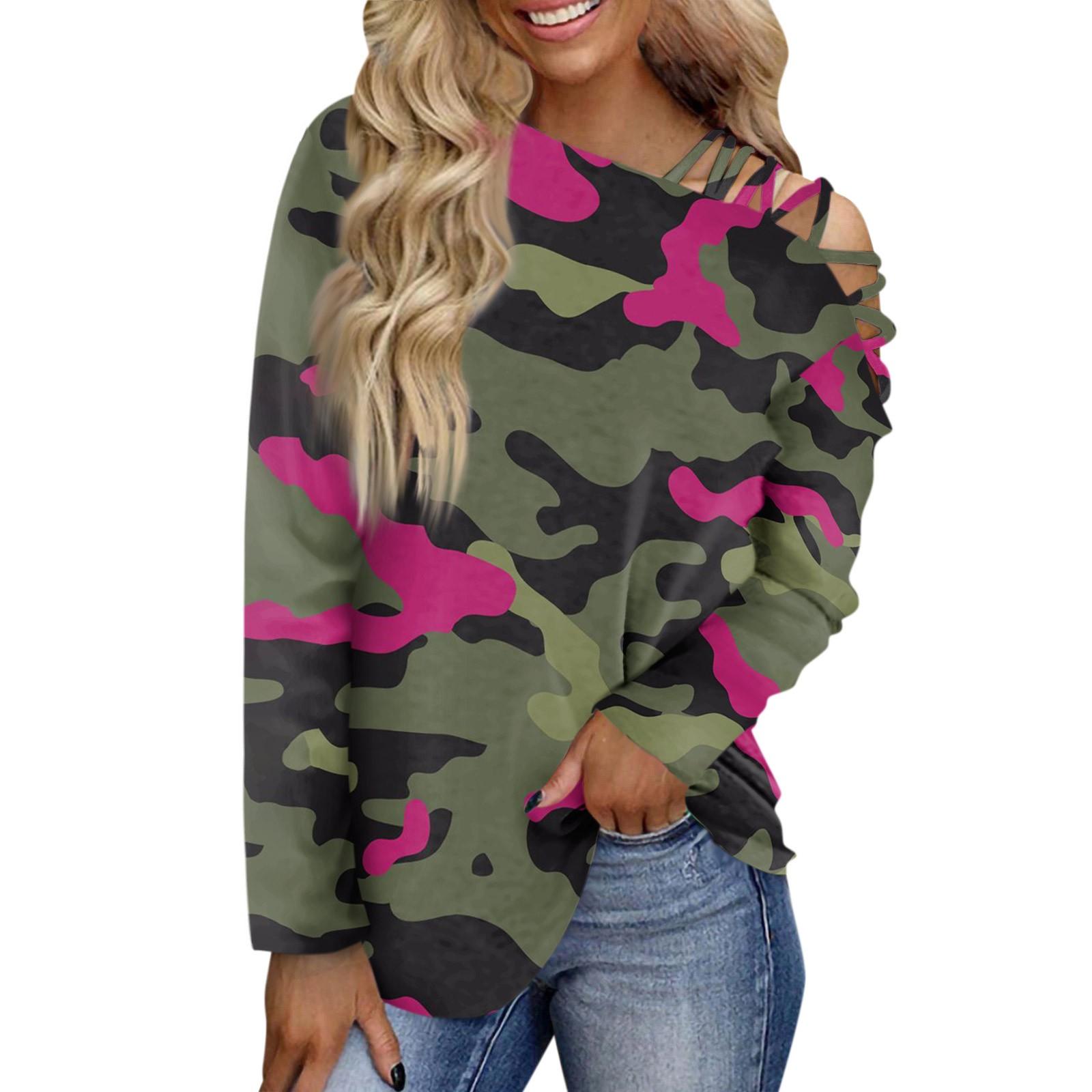 

Женская осенне-зимняя модная повседневная футболка с принтом, длинный топ без бретелек S