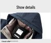 Men's Fashionable Hooded Winter Jacket with Detachable Liner - 90% Duck Down, Cold-Resistant, Ideal for Middle-Aged