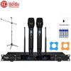 HuiDu U-8802 Professional Wireless Dual Microphone System (CN Version)