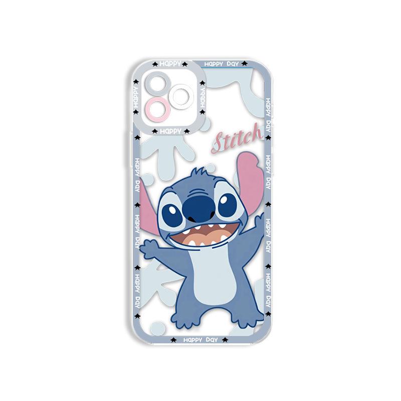 Stitch Cross-border iPhone 16 Pro Case - Transparent Angel Eye Design for iPhone 17, Cute and Protective
