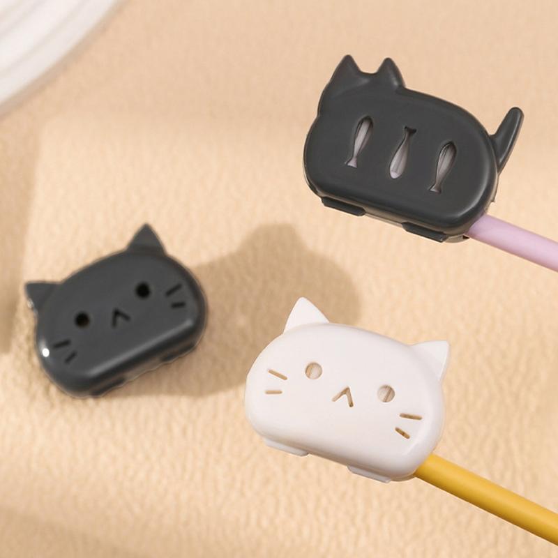 Husa Portabilă pentru Cap de Periuță de Dinți în Formă de Pisică, Capac Protector Antistropi, Clip Portabil din Plastic pentru Uz Casnic, Călătorii, Accesoriu Baie
