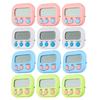 Household Magnetic Countdowns Timer Set, 12 Pack Digital Kitchen Timers with LCD Readout for Cooking Baking and Time Tracking
