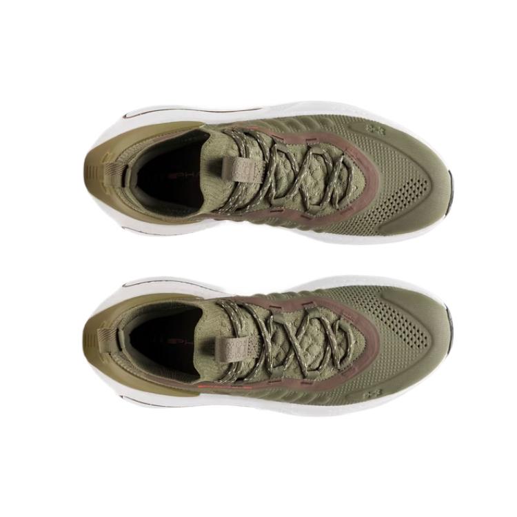 Under Armour Phantom 4 Fashion Schlicht Trendig Vielseitig Langlebig Low-Top Laufschuhe Unisex Sneaker Armeegrün 3027672-390