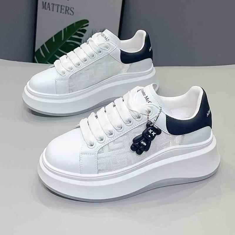 

Mesh breathable women s spring and autumn new height-increasing women s single shoes platform muffin shoes 40