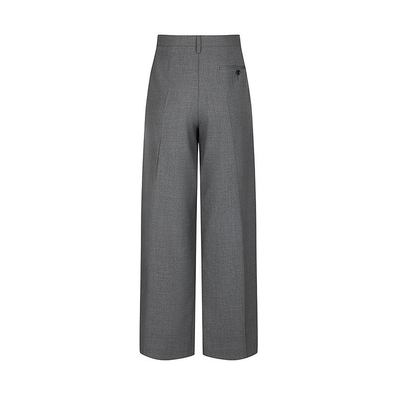 JNBY 25 Fall 100% Wool Loose Wide-Leg Casual Pants