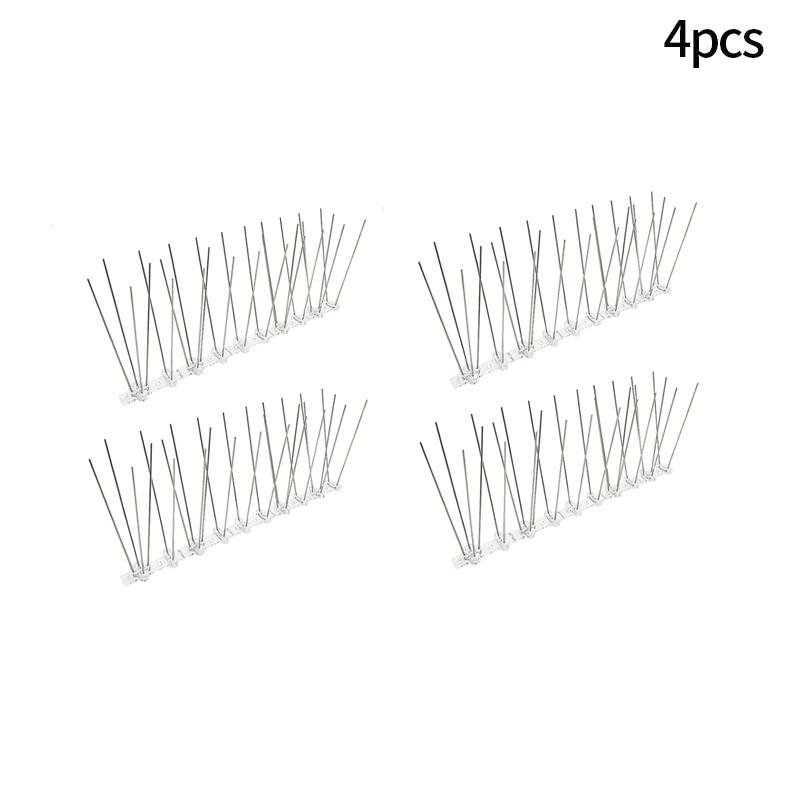 Stainless Steel Anti-Birds Spikes Repeller Deterrent Anti Pigeon Spikes Thorn On Balcony Eaves Sills Bird Proof Nails For Garden