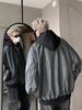 Trendy Men's Faux Two-Piece Hip-Hop Jacket - Hooded, Rebellious, and Stylish for Spring and Autumn