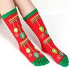 Christmas Five Finger Socks Christmas Decorations for Home Xmas Gifts Cristmas Decoration New Year Harajuku Socks