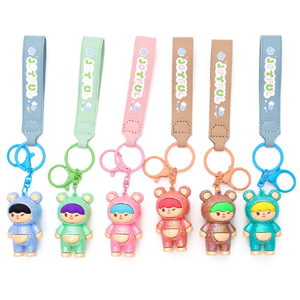 

Anime Pendant Bubble Girl Keychain Creative Car Key Ring Birthday Gift