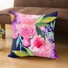Pillow Cover Fancy Shrink-resistant Portable Pillow Cover Vibrant Color Floral Cushion Case Pillow Cover Household Supplies