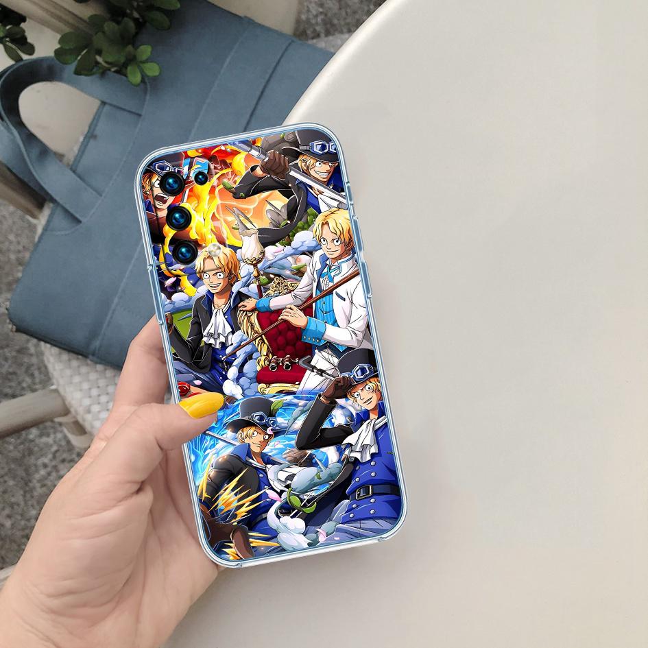 One Piece ACE Sabo Luffy Soft Shell Transparent Phone Case for Samsung Galaxy A04 A04S A14 A23 A34 A54 M23 M33 M52 M53
