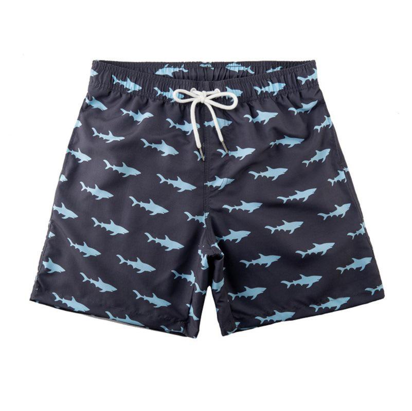 

Men s Quick-Dry Surfing and Beach Shorts - Casual Print XXL