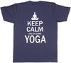 Keep Calm And Do Some Yoga Unisexs Unisexs Unisex Tee TShirt