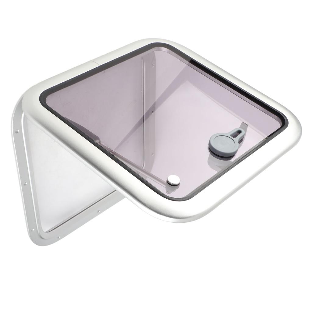 Boat Porthole Window 360 X 360mm Heavy Duty Aluminum Alloy for Yachts Boats Motorhomes